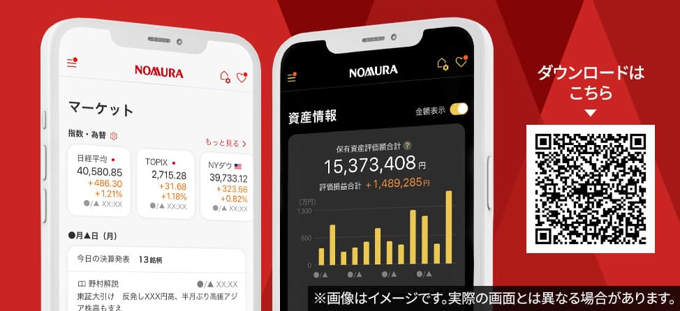 野村の資産運用アプリ NOMURA